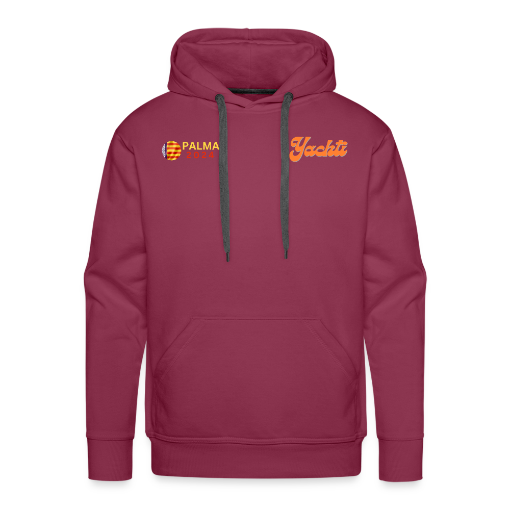 Yachti Palma Men’s Graffiti Hoodie - bordeaux