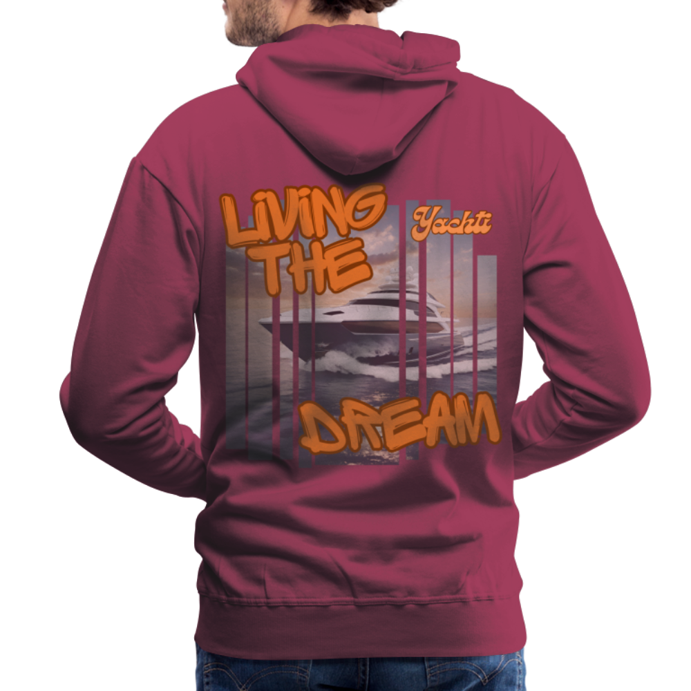 Yachti Palma Men’s Graffiti Hoodie - bordeaux