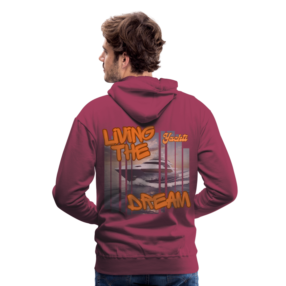 Yachti Palma Men’s Graffiti Hoodie - bordeaux