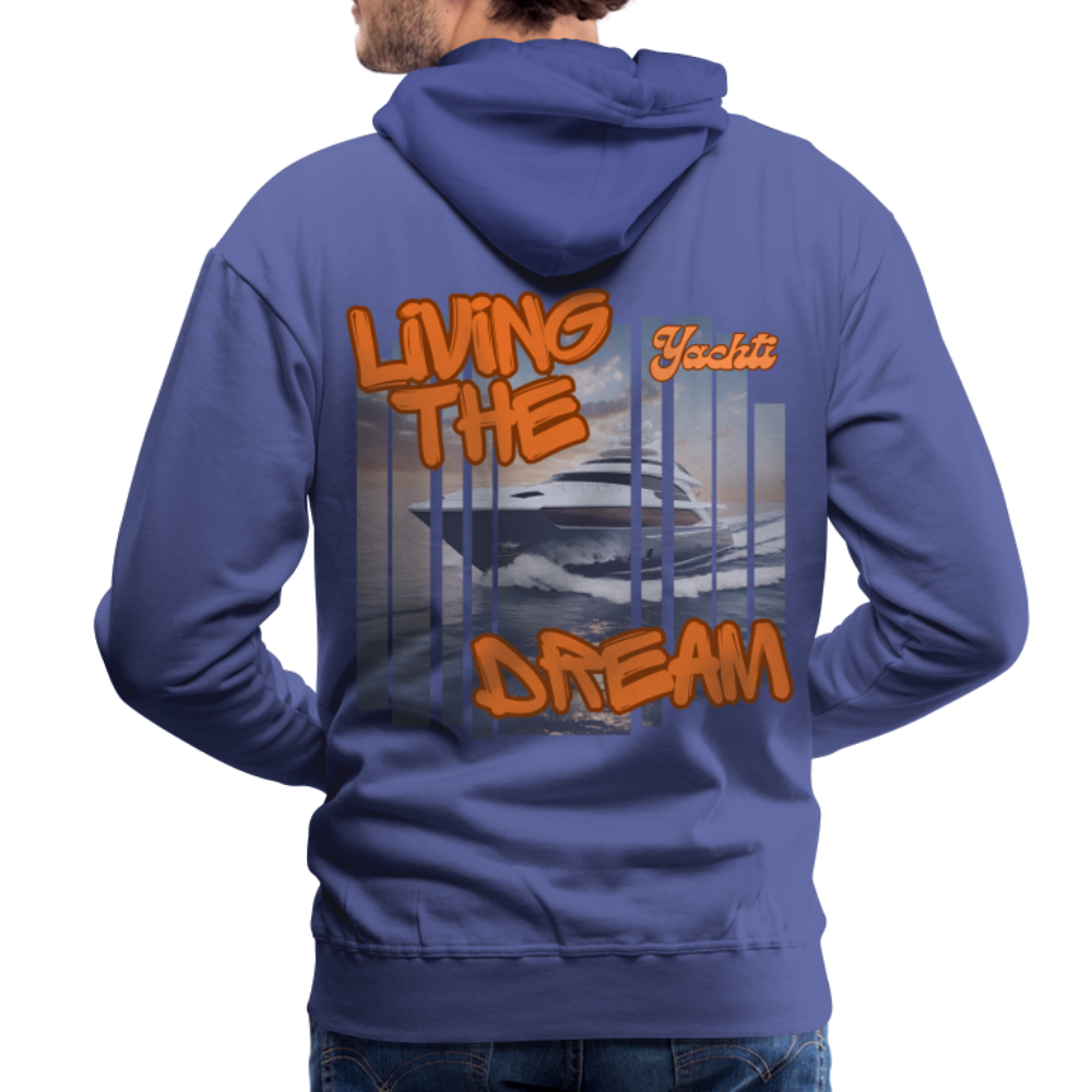 Yachti Palma Men’s Graffiti Hoodie - royal blue