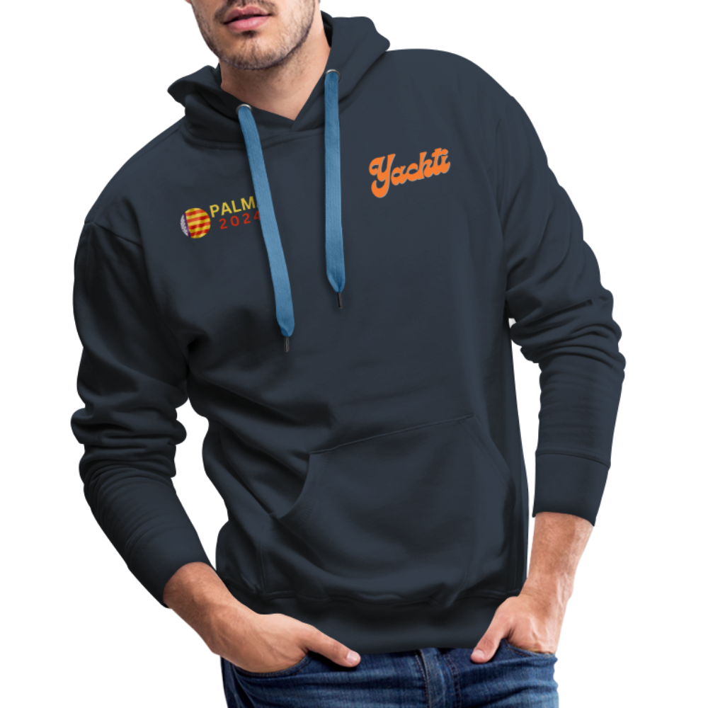 Yachti Palma Men’s Graffiti Hoodie - navy