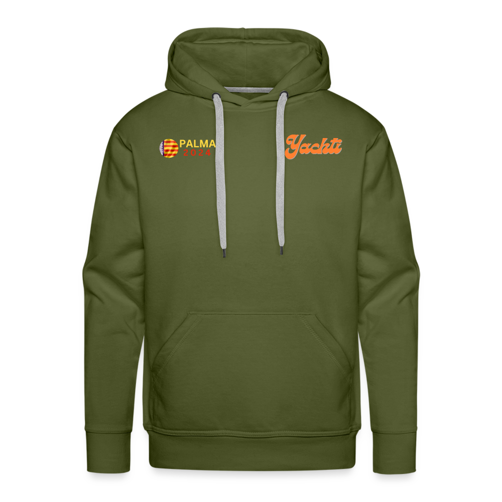 Yachti Palma Men’s Graffiti Hoodie - olive green