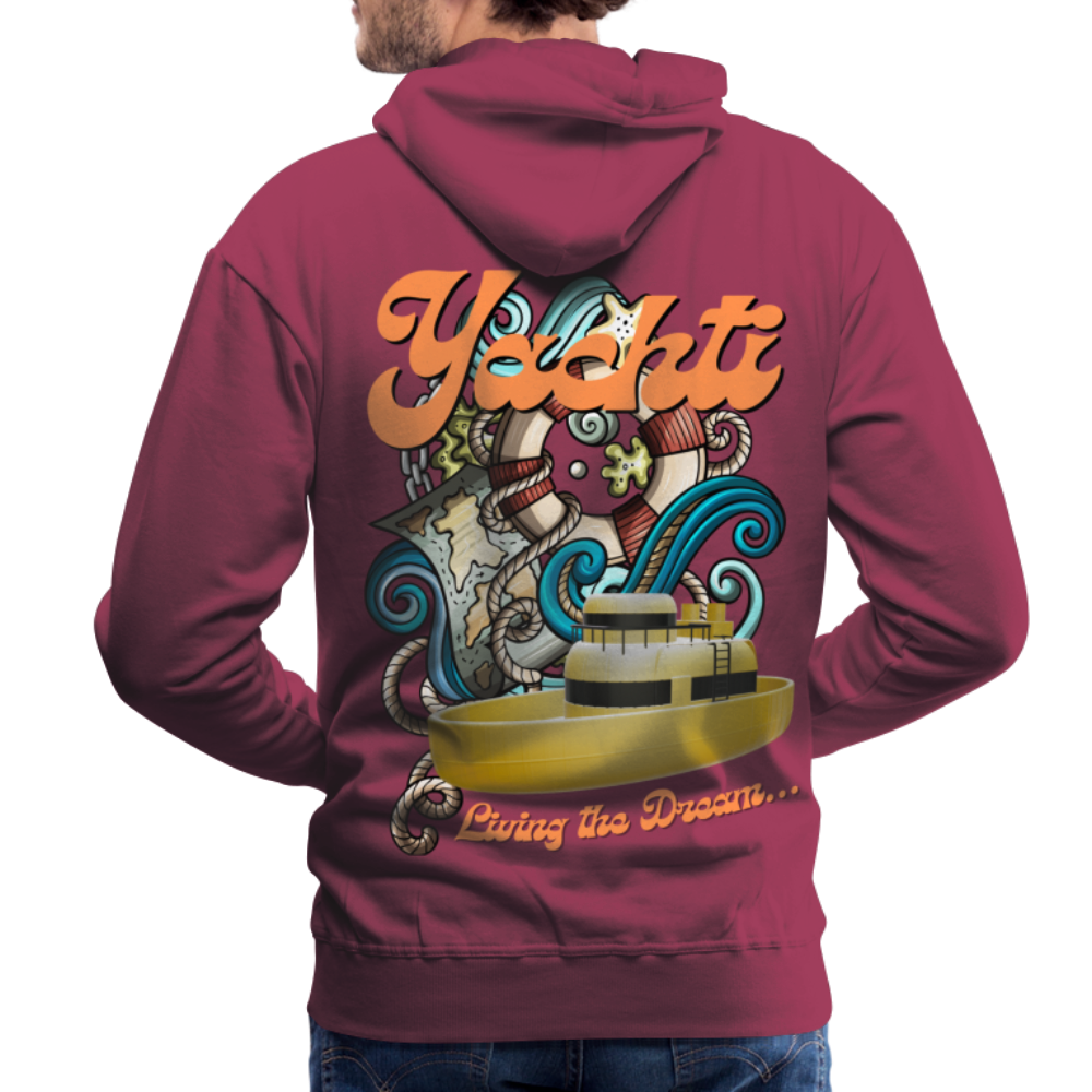 Yachti Palma LTD  Men’s Premium Hoodie - bordeaux