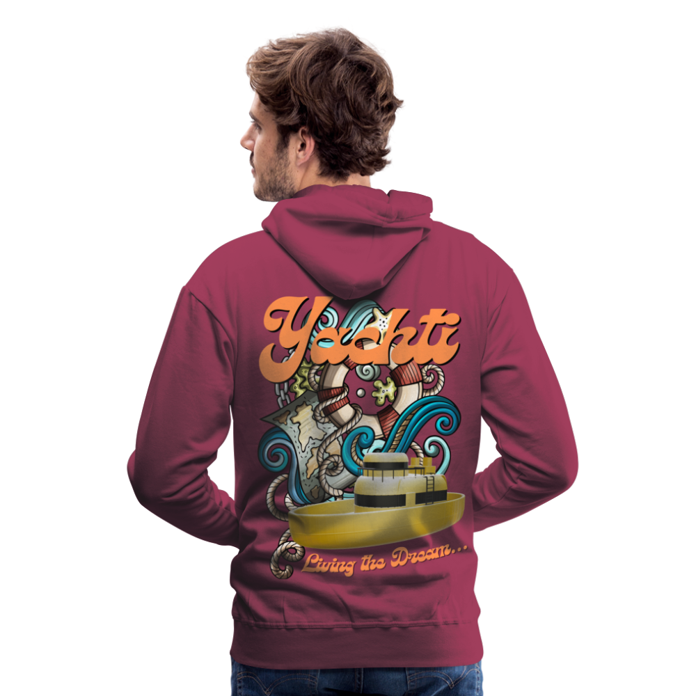 Yachti Palma LTD  Men’s Premium Hoodie - bordeaux