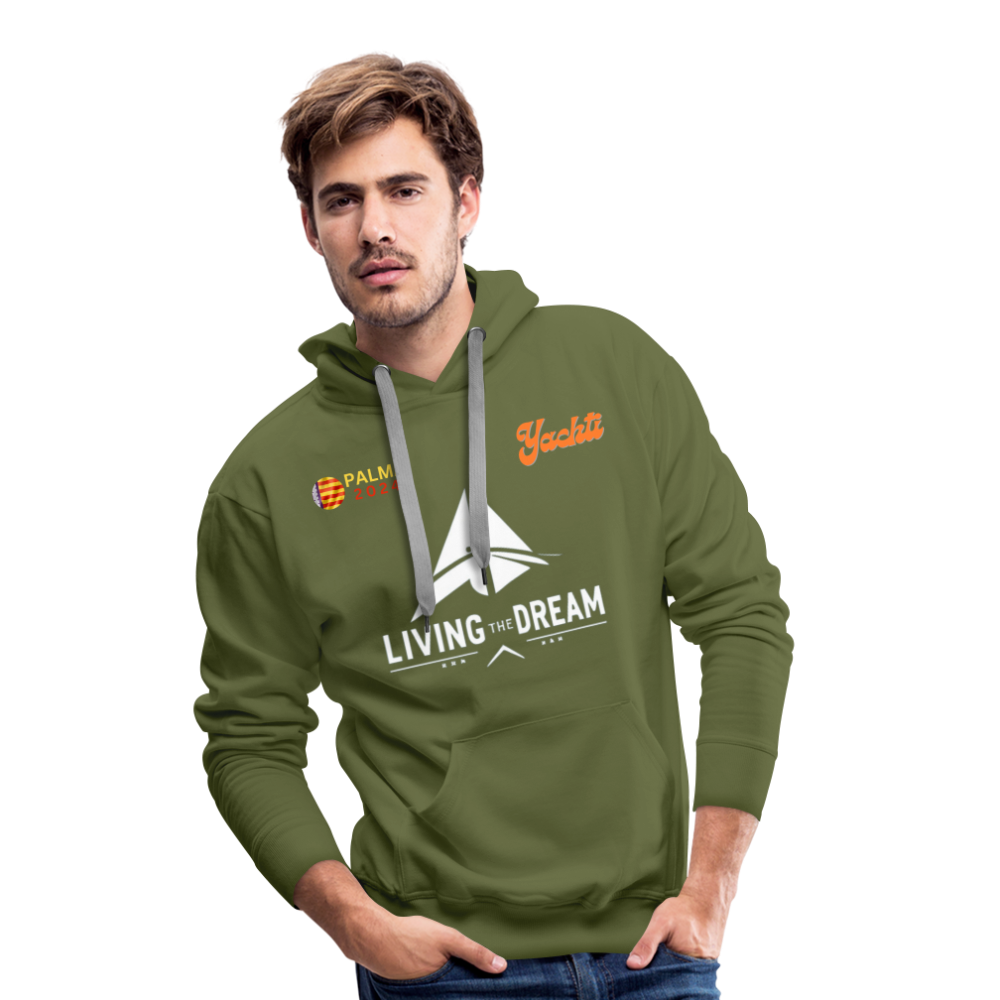 Yachti Palma LTD  Men’s Premium Hoodie - olive green