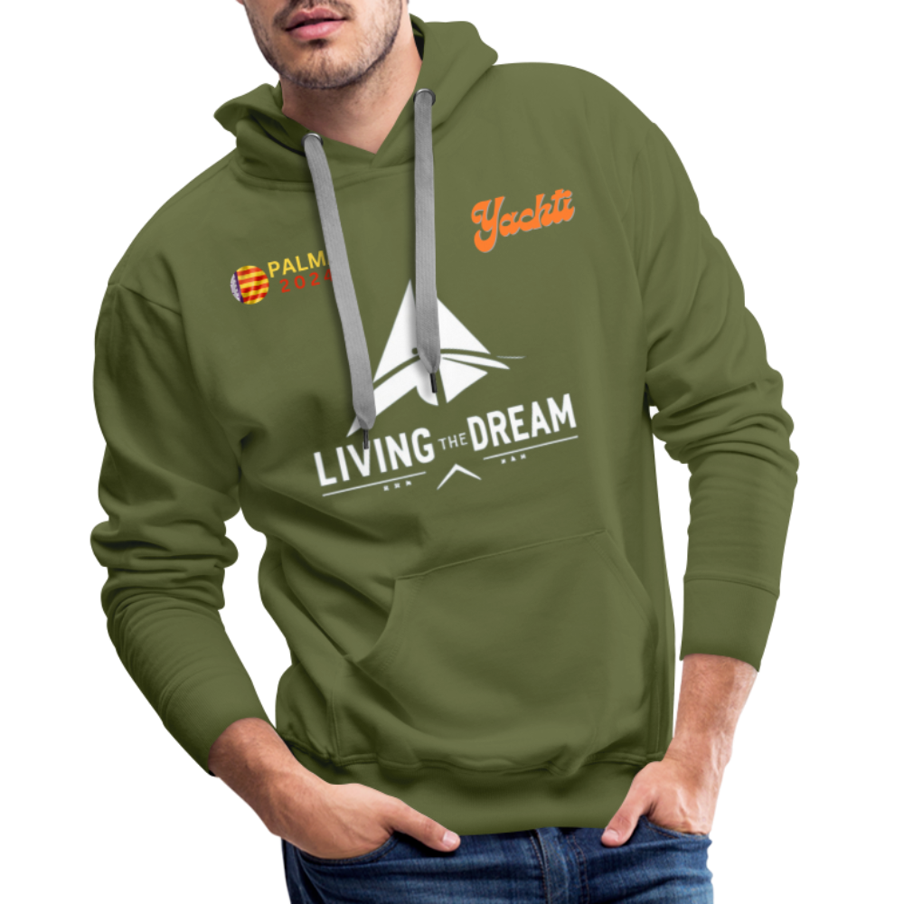 Yachti Palma LTD  Men’s Premium Hoodie - olive green