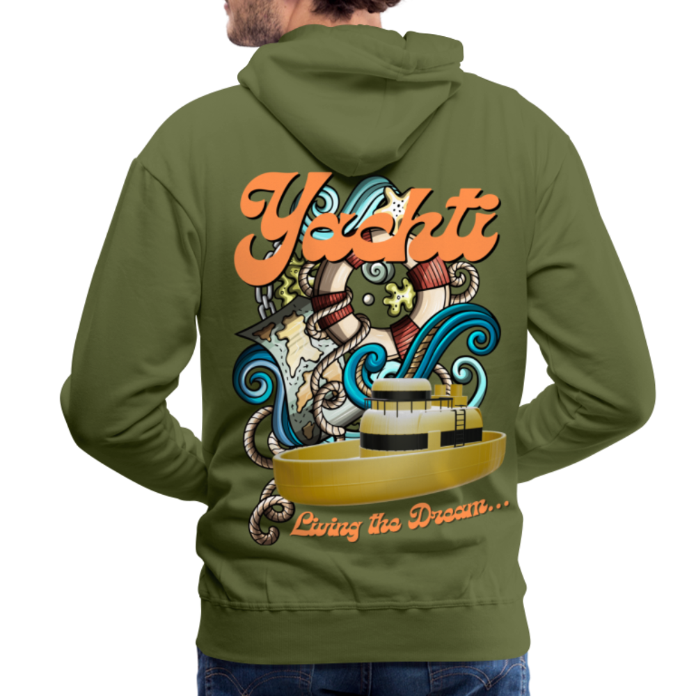 Yachti Palma LTD  Men’s Premium Hoodie - olive green