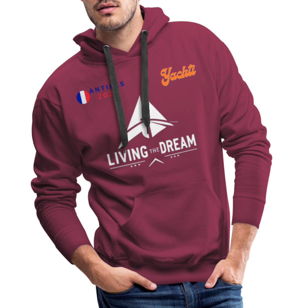 Yachti Antibes LTD  Men’s Premium Hoodie - bordeaux