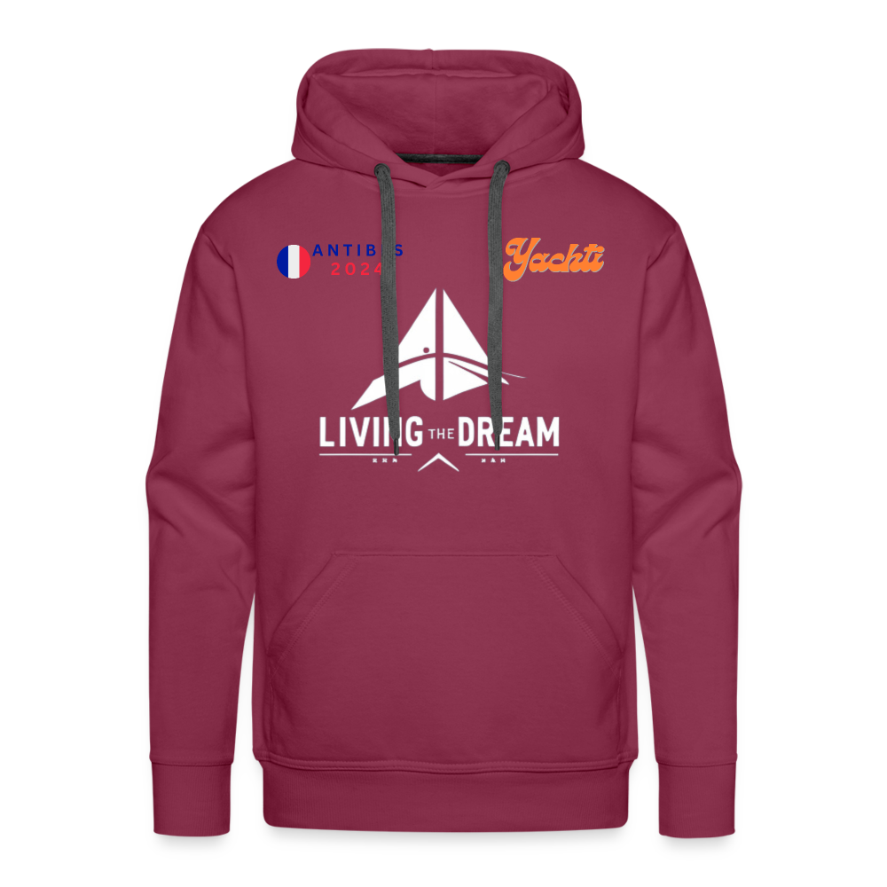 Yachti Antibes LTD  Men’s Premium Hoodie - bordeaux