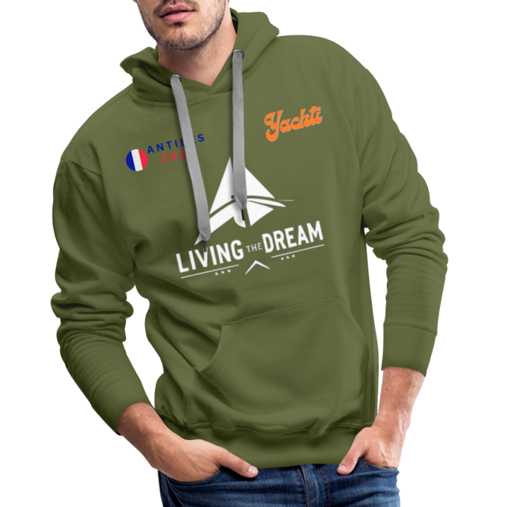 Yachti Antibes LTD  Men’s Premium Hoodie - olive green