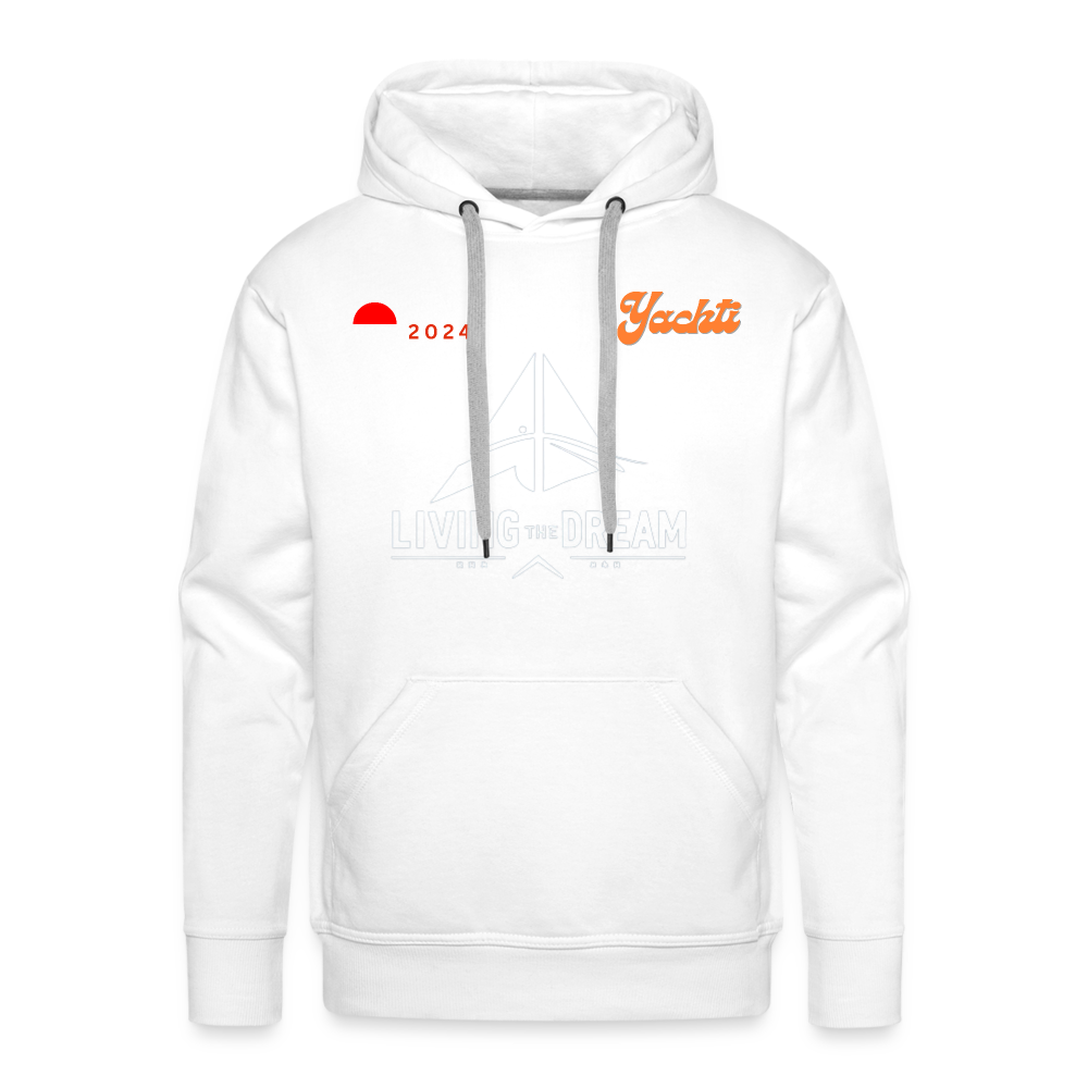 Yachti Monaco LTD  Men’s Premium Hoodie - white