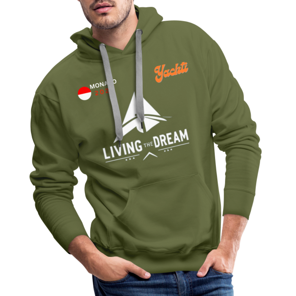 Yachti Monaco LTD  Men’s Premium Hoodie - olive green