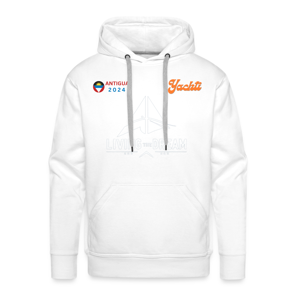 Yachti Antigua LTD  Men’s Premium Hoodie - white