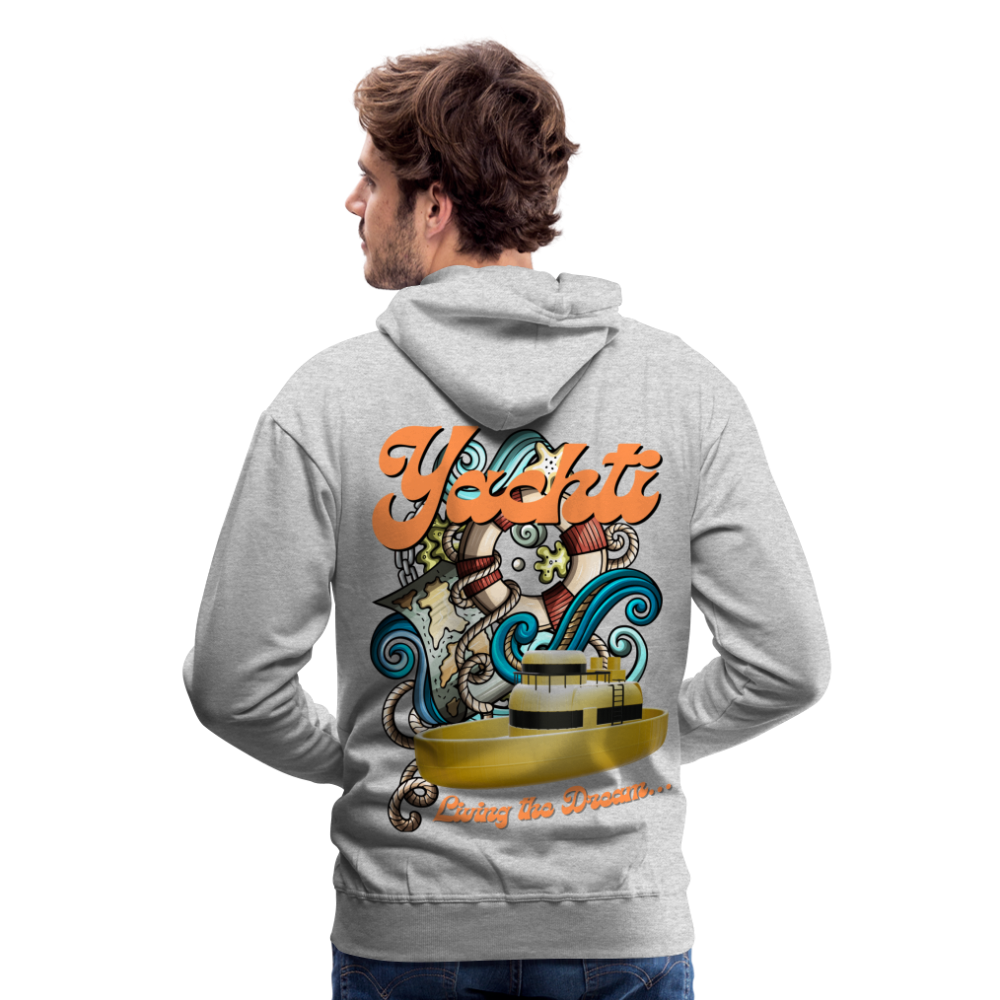 Yachti Antigua LTD  Men’s Premium Hoodie - heather grey