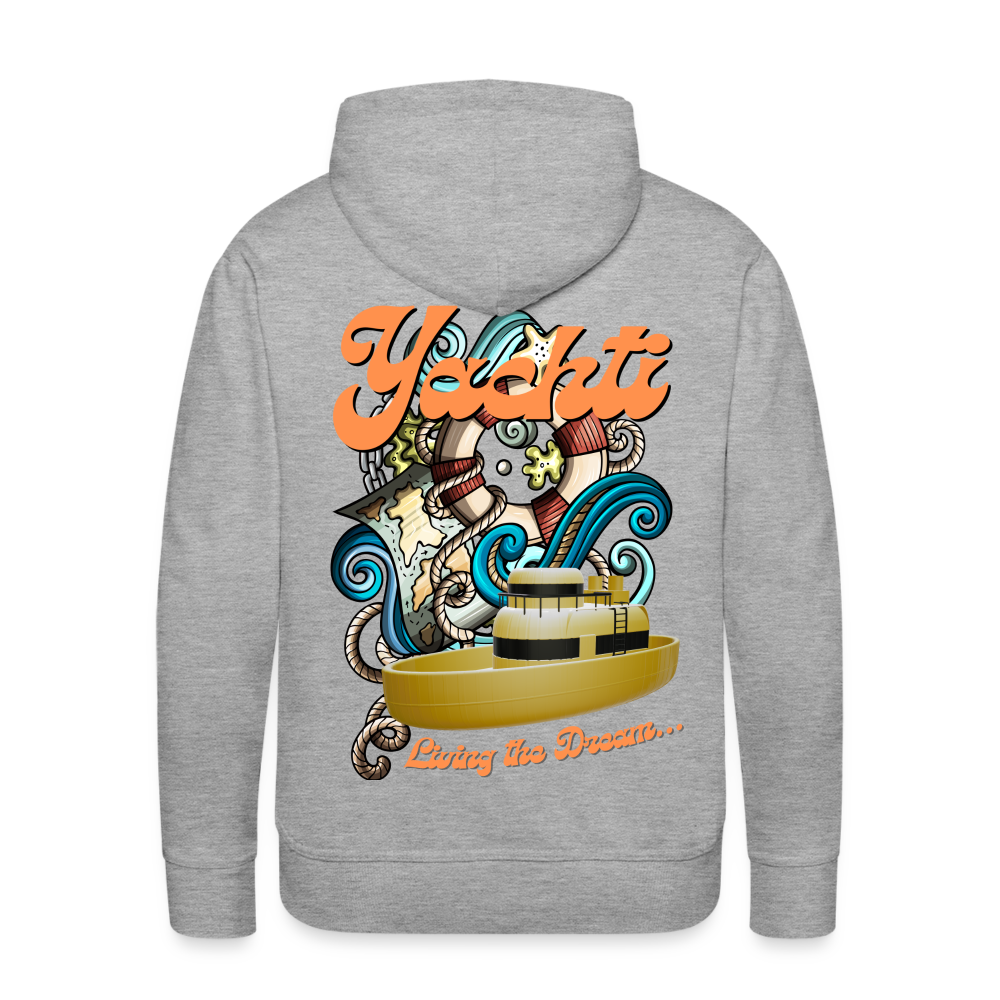 Yachti Antigua LTD  Men’s Premium Hoodie - heather grey