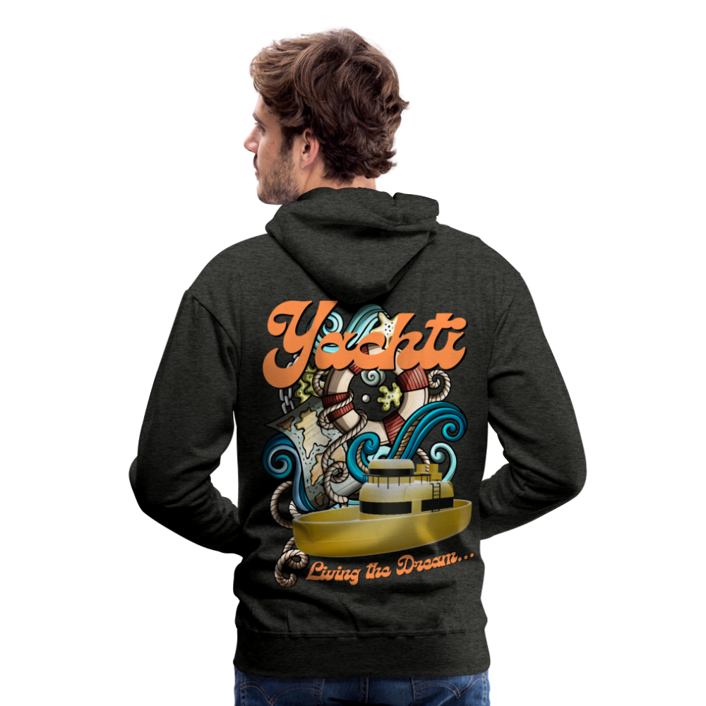 Yachti Antigua LTD  Men’s Premium Hoodie - charcoal grey