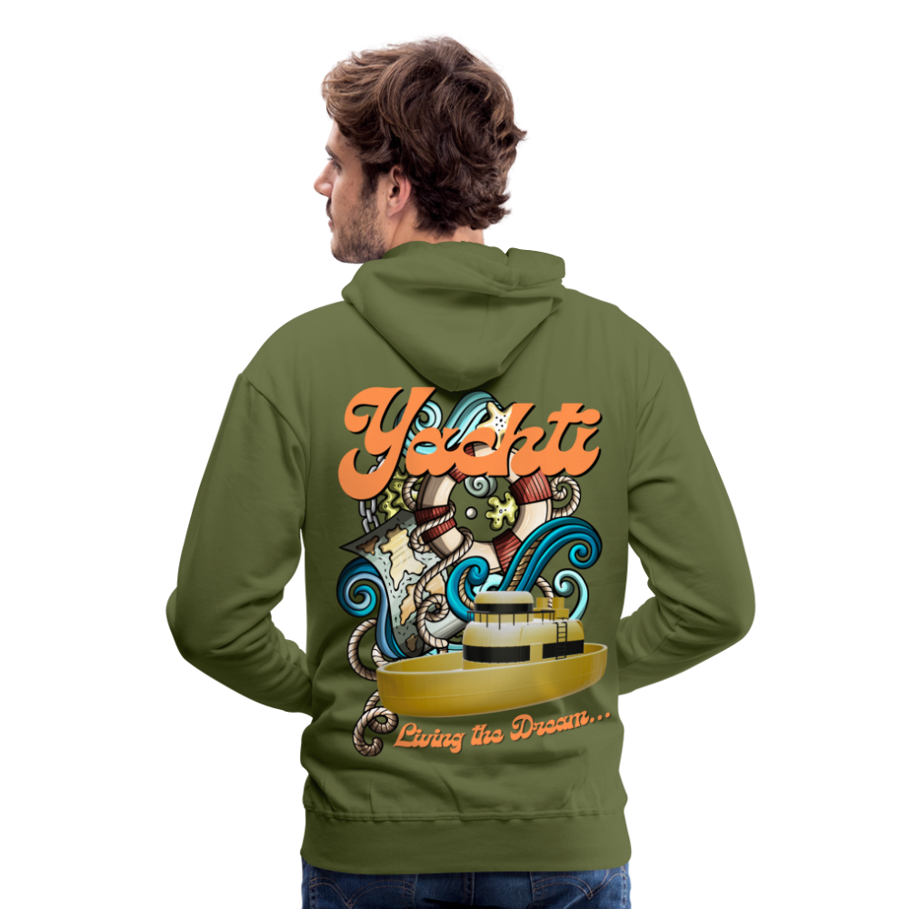 Yachti Antigua LTD  Men’s Premium Hoodie - olive green