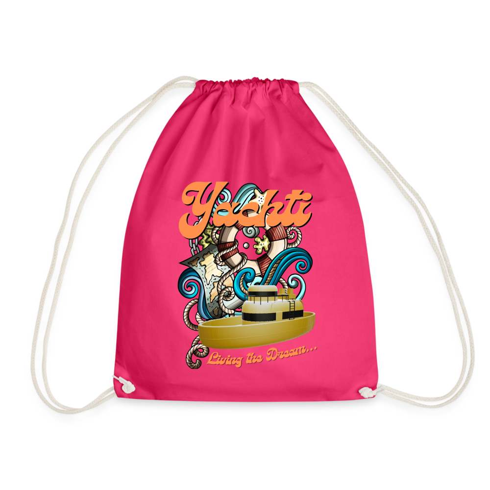 Yachti Crew  Customisable Laundry Bag - fuchsia