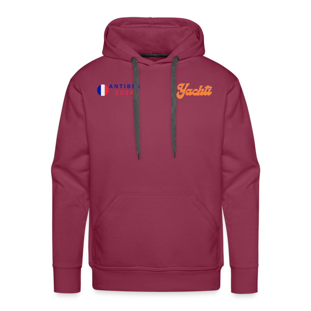 Yachti Antibes Men’s Graffiti Hoodie - bordeaux