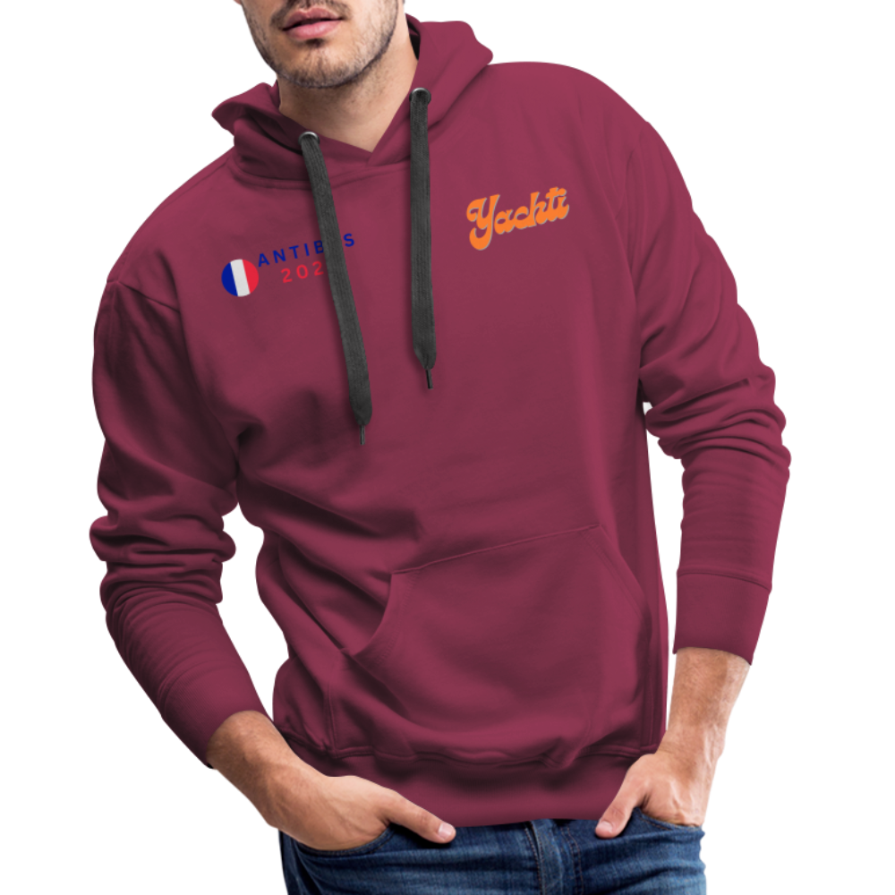 Yachti Antibes Men’s Graffiti Hoodie - bordeaux