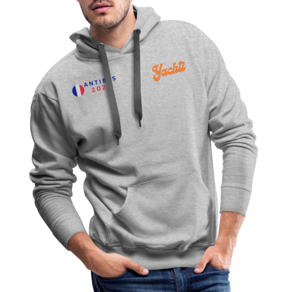 Yachti Antibes Men’s Graffiti Hoodie - heather grey