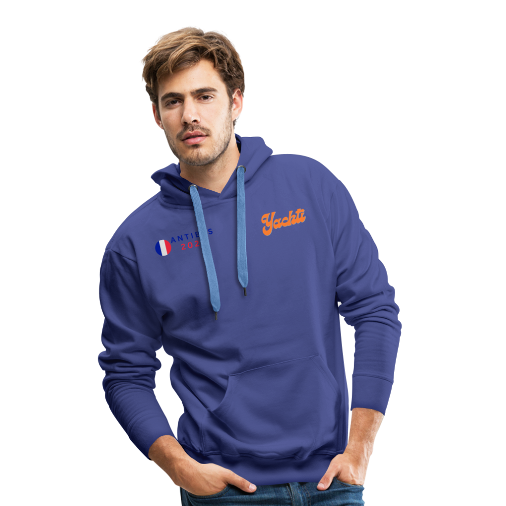 Yachti Antibes Men’s Graffiti Hoodie - royal blue