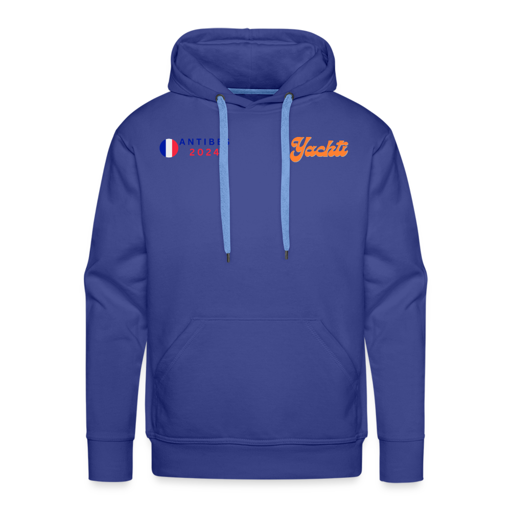 Yachti Antibes Men’s Graffiti Hoodie - royal blue