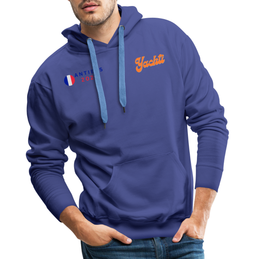 Yachti Antibes Men’s Graffiti Hoodie - royal blue