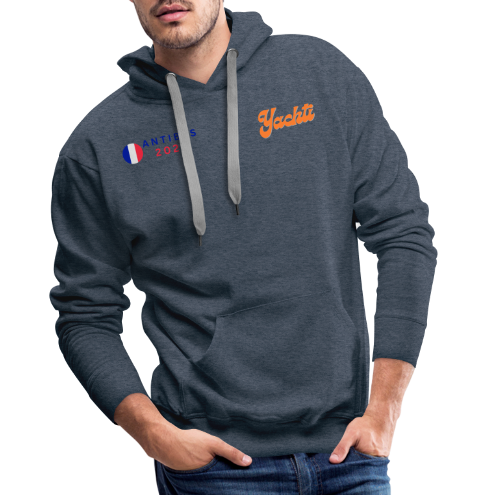 Yachti Antibes Men’s Graffiti Hoodie - heather denim