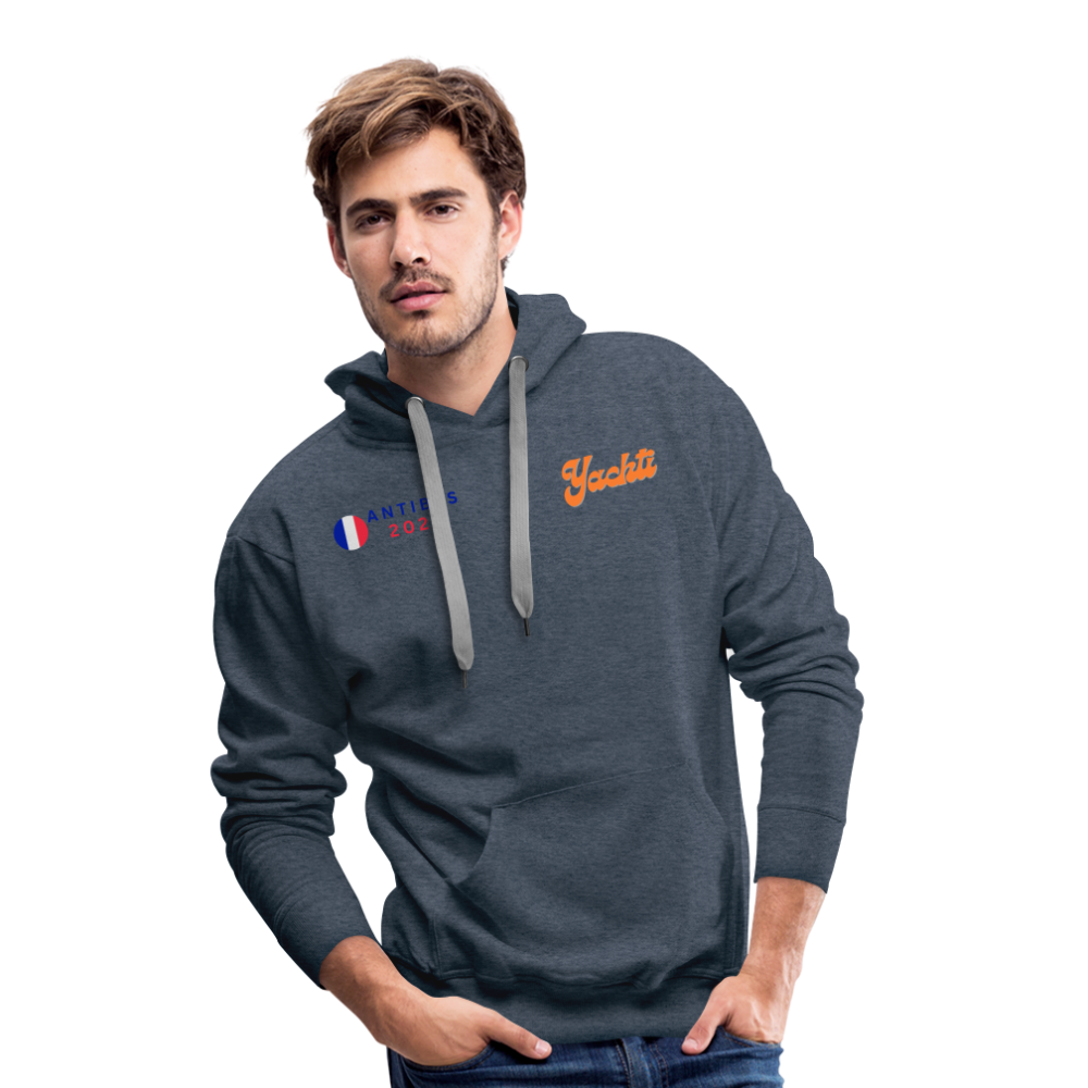 Yachti Antibes Men’s Graffiti Hoodie - heather denim