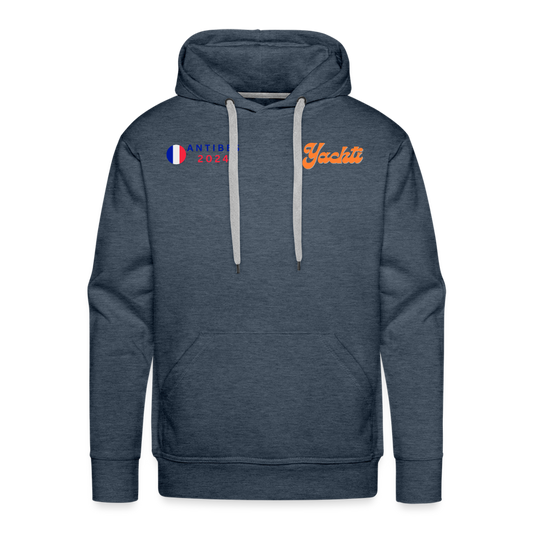 Yachti Antibes Men’s Graffiti Hoodie - heather denim