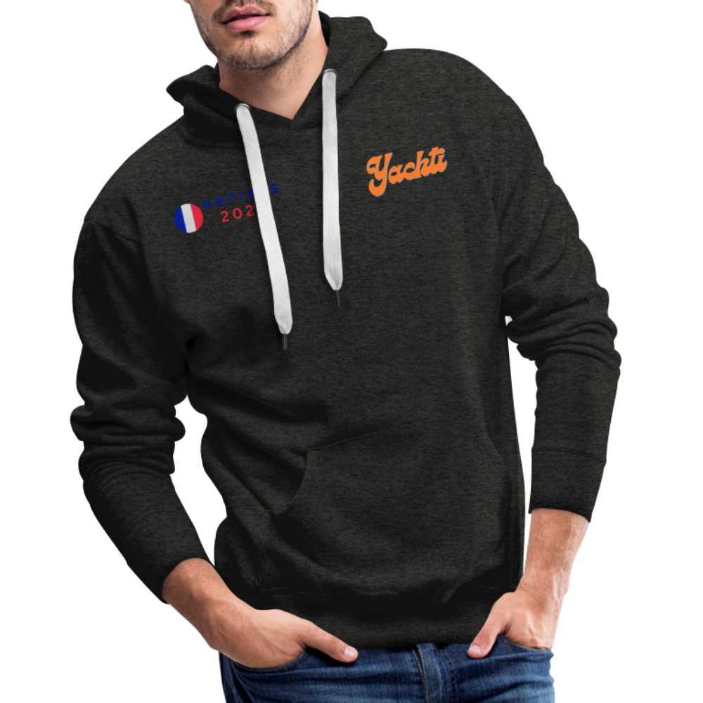 Yachti Antibes Men’s Graffiti Hoodie - charcoal grey