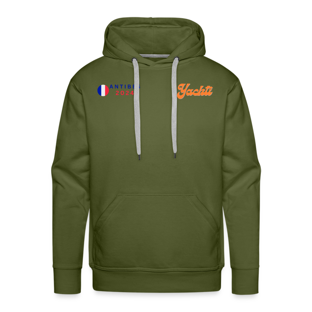 Yachti Antibes Men’s Graffiti Hoodie - olive green