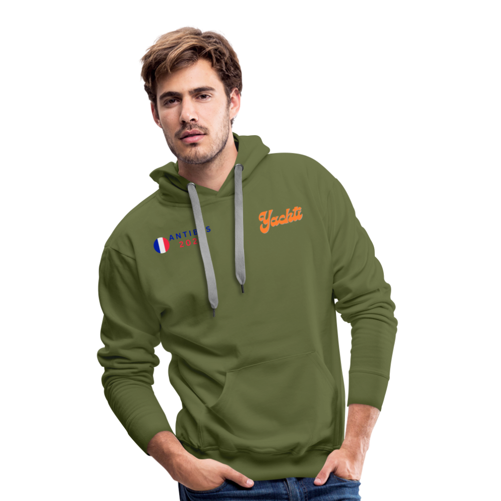 Yachti Antibes Men’s Graffiti Hoodie - olive green