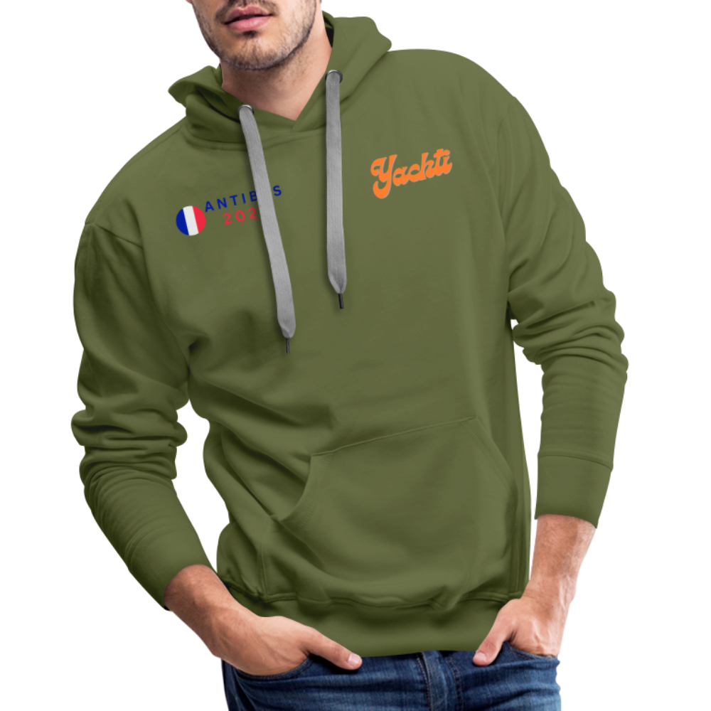 Yachti Antibes Men’s Graffiti Hoodie - olive green